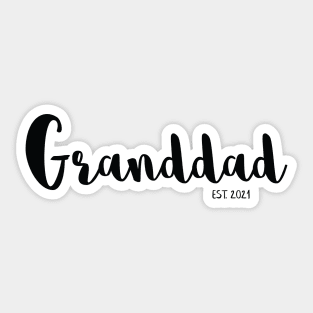 Granddad Pregnancy Announcement Sticker